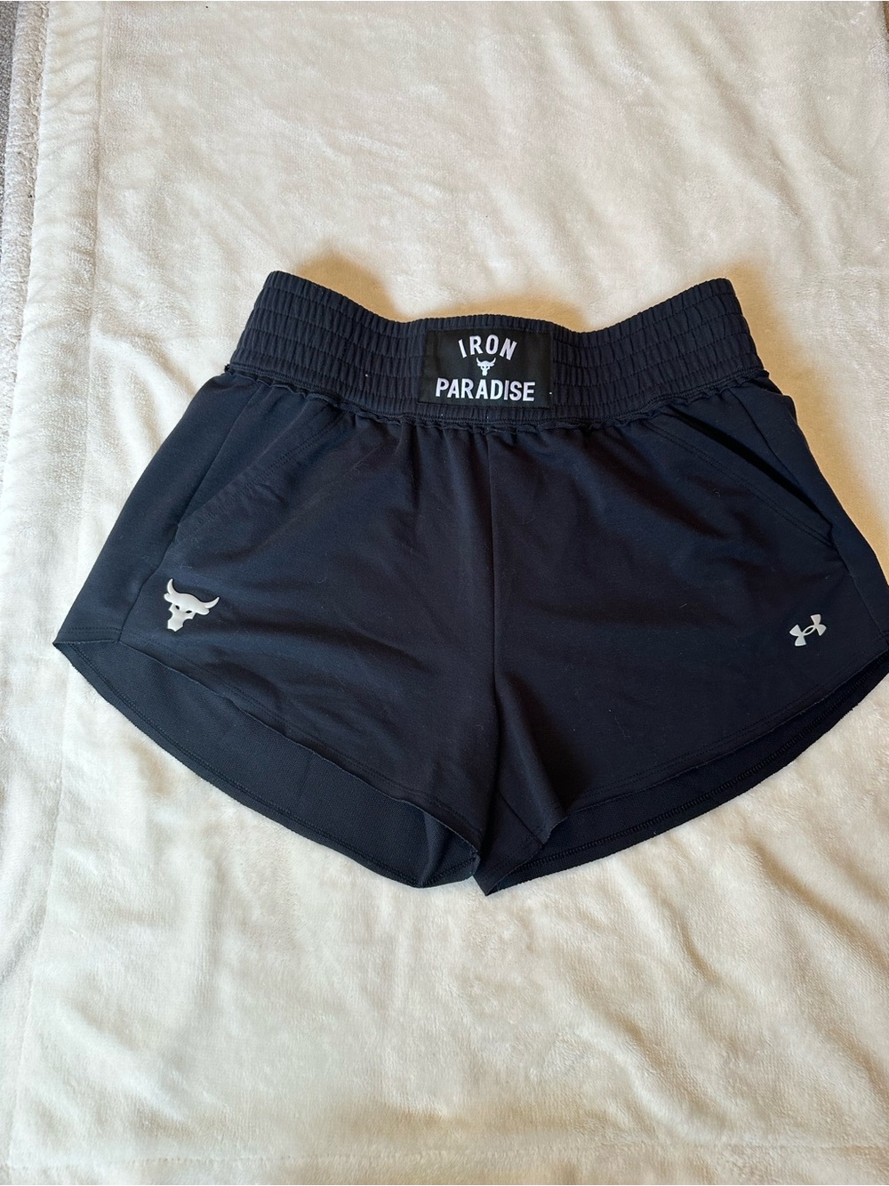 Under Armour Iron Paradise Women's Black Athletic Shorts